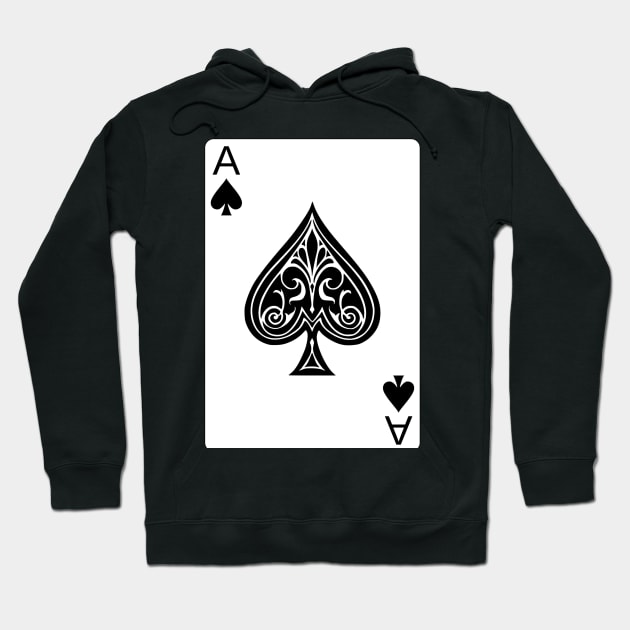 Ace of spades Hoodie by Yamoos